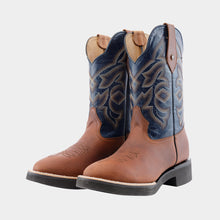 Cargar imagen en el visor de la galería, H1062 - Bota roper poliuretano crazy bronce/azul