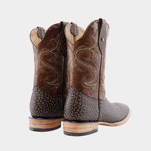 Cargar imagen en el visor de la galería, H1071 - Bota bulldog cuello toro café/cajeta