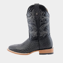 Cargar imagen en el visor de la galería, H1073 - Bota bulldog cuello toro negro/negro