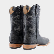 Cargar imagen en el visor de la galería, H1073 - Bota bulldog cuello toro negro/negro