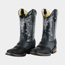 Cargar imagen en el visor de la galería, H4002 - Bota rodeo antifaz de hule floter negro