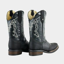 Cargar imagen en el visor de la galería, H4002 - Bota rodeo antifaz de hule floter negro