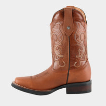 Cargar imagen en el visor de la galería, H5002 - Bota rodeo hule crazy bronce/shedron