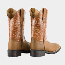 Cargar imagen en el visor de la galería, H7003 - Bota bulldog hule crazy oro/cajeta