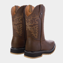 Cargar imagen en el visor de la galería, H8004 - Bota casco de acero crazy floter canela