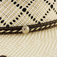 Cargar imagen en el visor de la galería, SBCUER2005 - Cuernos chuecos bicolor 100X tejido copa rombos