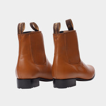 Cargar imagen en el visor de la galería, U1003 - Botín charro de cuero atanado miel