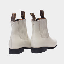 Cargar imagen en el visor de la galería, U2002 - Botín charro de hule atanado hueso