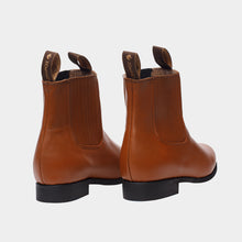 Cargar imagen en el visor de la galería, U2003 - Botín charro de hule atanado miel
