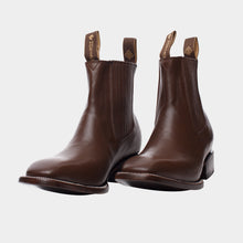 Cargar imagen en el visor de la galería, U3005 - Botín vaquero atanado café