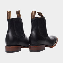 Cargar imagen en el visor de la galería, U3006 - Botín vaquero atanado negro