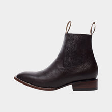Cargar imagen en el visor de la galería, U3007 - Botín vaquero bullfy choco