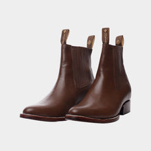 Cargar imagen en el visor de la galería, U4005 - Botín suela volada atanado café