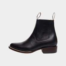 Cargar imagen en el visor de la galería, U4006 - Botín suela volada atanado negro