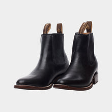 Cargar imagen en el visor de la galería, U4006 - Botín suela volada atanado negro