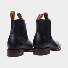 Cargar imagen en el visor de la galería, U4006 - Botín suela volada atanado negro