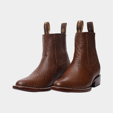 Cargar imagen en el visor de la galería, U4007 - Botín suela volada búfalo café