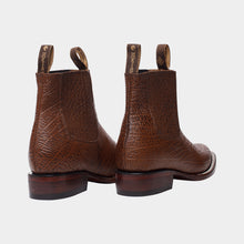 Cargar imagen en el visor de la galería, U4007 - Botín suela volada búfalo café