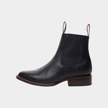 Cargar imagen en el visor de la galería, U4008 - Botín suela volada búfalo negro