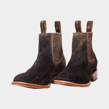 Cargar imagen en el visor de la galería, U5001 - Botín vaquero de pelo atigrado