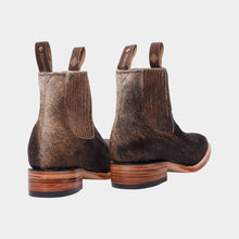 Cargar imagen en el visor de la galería, U5001 - Botín vaquero de pelo atigrado