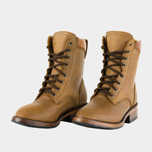 Cargar imagen en el visor de la galería, U9001 - Bota casual cuero/hule crazy oro