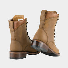 Cargar imagen en el visor de la galería, U9001 - Bota casual cuero/hule crazy oro