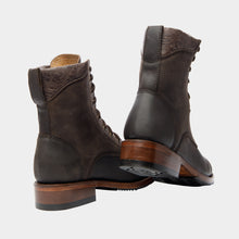 Cargar imagen en el visor de la galería, U9002 - Bota casual cuero/hule crazy choco