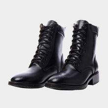 Cargar imagen en el visor de la galería, U9003 - Bota casual cuero/hule atanado negro