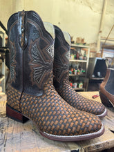 Cargar imagen en el visor de la galería, ELH1015 - Bota bulldog petatillo miel/choco barza café
