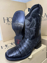 Cargar imagen en el visor de la galería, ELH1007 - Bota bulldog clon panza coco negro
