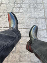 Cargar imagen en el visor de la galería, H3001 - Botín vaquero trompa de puerco negro
