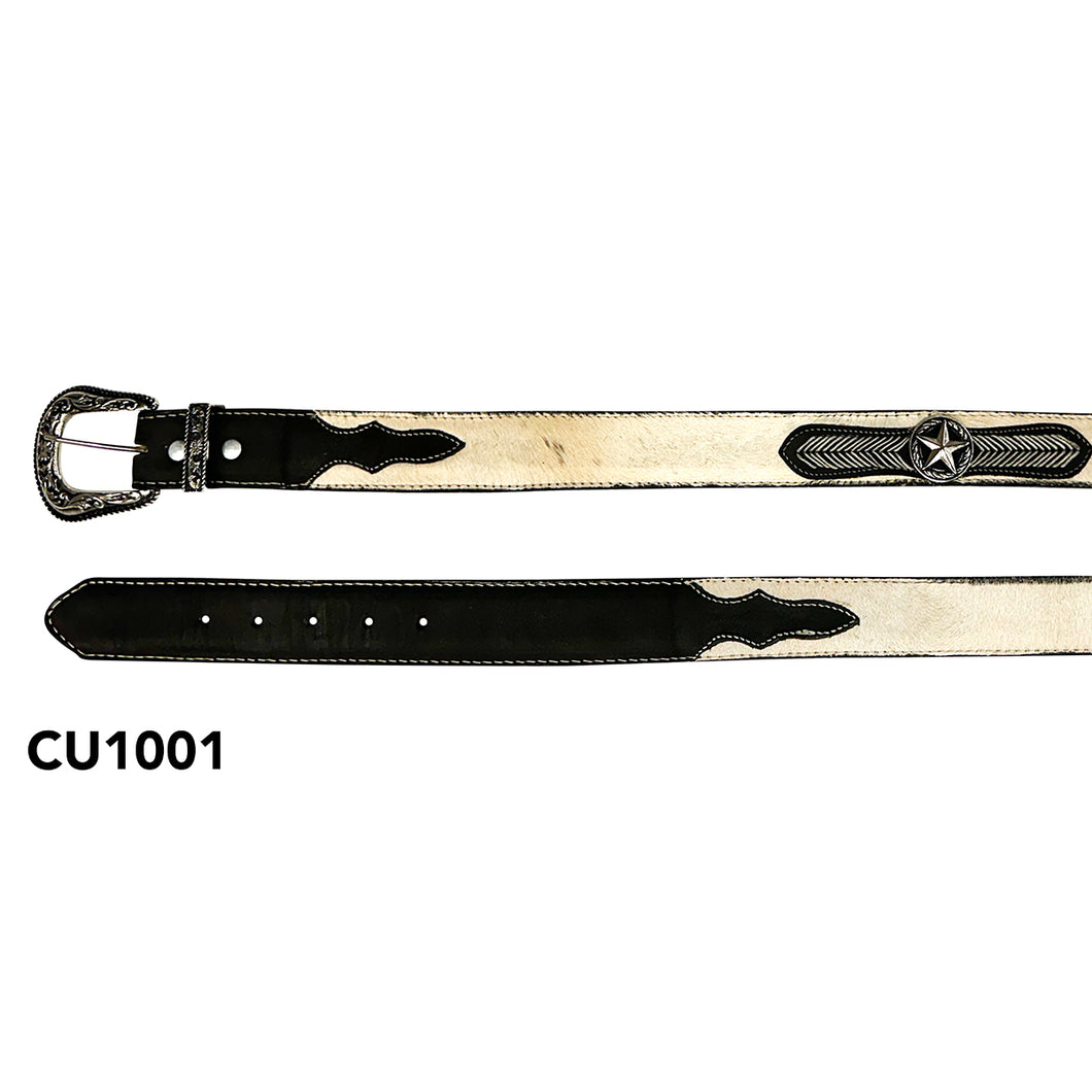 CU1001 - Cinto vaquero unisex de pelo