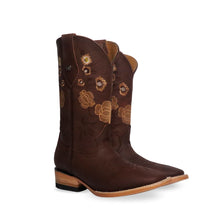 Load image into Gallery viewer, D1001 - Bota bulldog de cuero crazy bronce
