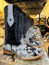 Load image into Gallery viewer, D1006 - Bota bulldog de pelo pinto negro/barza negro
