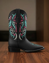 Cargar imagen en el visor de la galería, D1021 - Bota bulldog gema brasil negro
