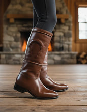 Cargar imagen en el visor de la galería, D1071 - Bota escaramuza atanado café
