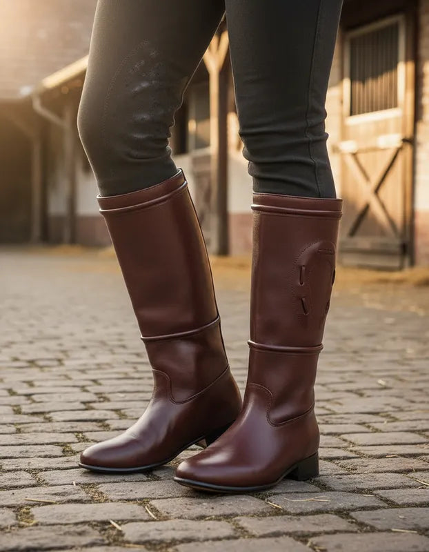 D1072 - Bota escaramuza atanado vino