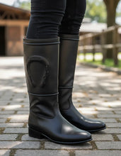 Cargar imagen en el visor de la galería, D1074 - Bota escaramuza atanado negro
