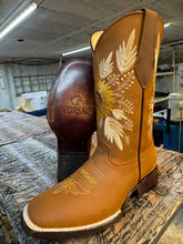 Load image into Gallery viewer, D2062 - Bota bulldog de girasoles crazy oro
