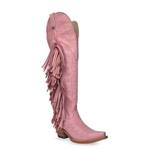 Cargar imagen en el visor de la galería, D2077 - Bota canela barbas venado rosa
