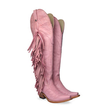 Cargar imagen en el visor de la galería, D2077 - Bota canela barbas venado rosa
