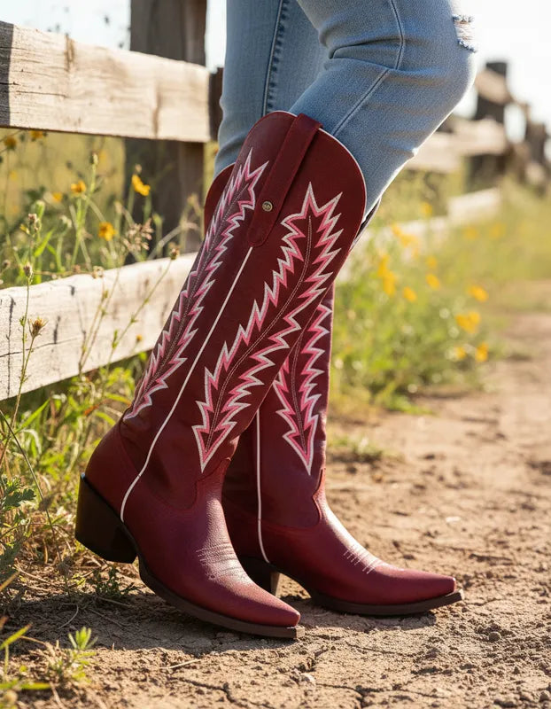 D3053 - Bota puntal canelita jersey rosa