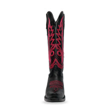 Load image into Gallery viewer, D4021 - Bota puntal kiara venado negro/rosa
