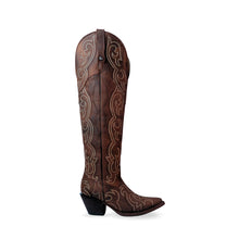 Cargar imagen en el visor de la galería, D5071 - Bota alta catarina brasil arena
