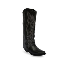 Load image into Gallery viewer, D2004 - Bota puntal glasee negro
