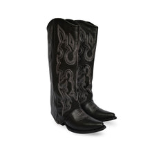 Load image into Gallery viewer, D2004 - Bota puntal glasee negro

