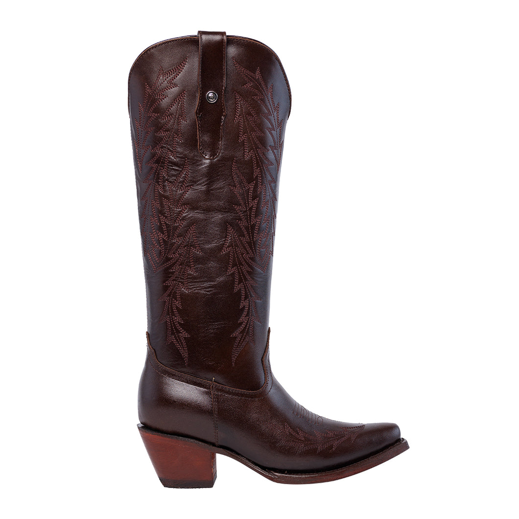 D8006 - Bota puntal kiara atanado café