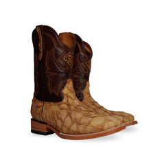 Cargar imagen en el visor de la galería, EB1012 - Bota bulldog pescado rombos miel
