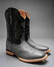 Load image into Gallery viewer, EB2003 - Bota bulldog panza avestruz gris
